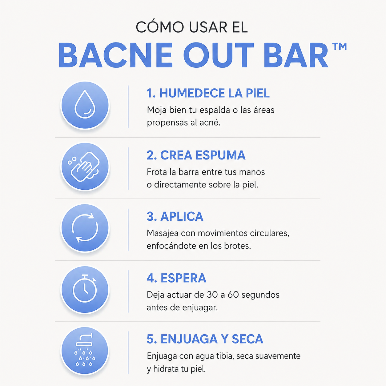 Elyra barra natural para combatir el acné corporal