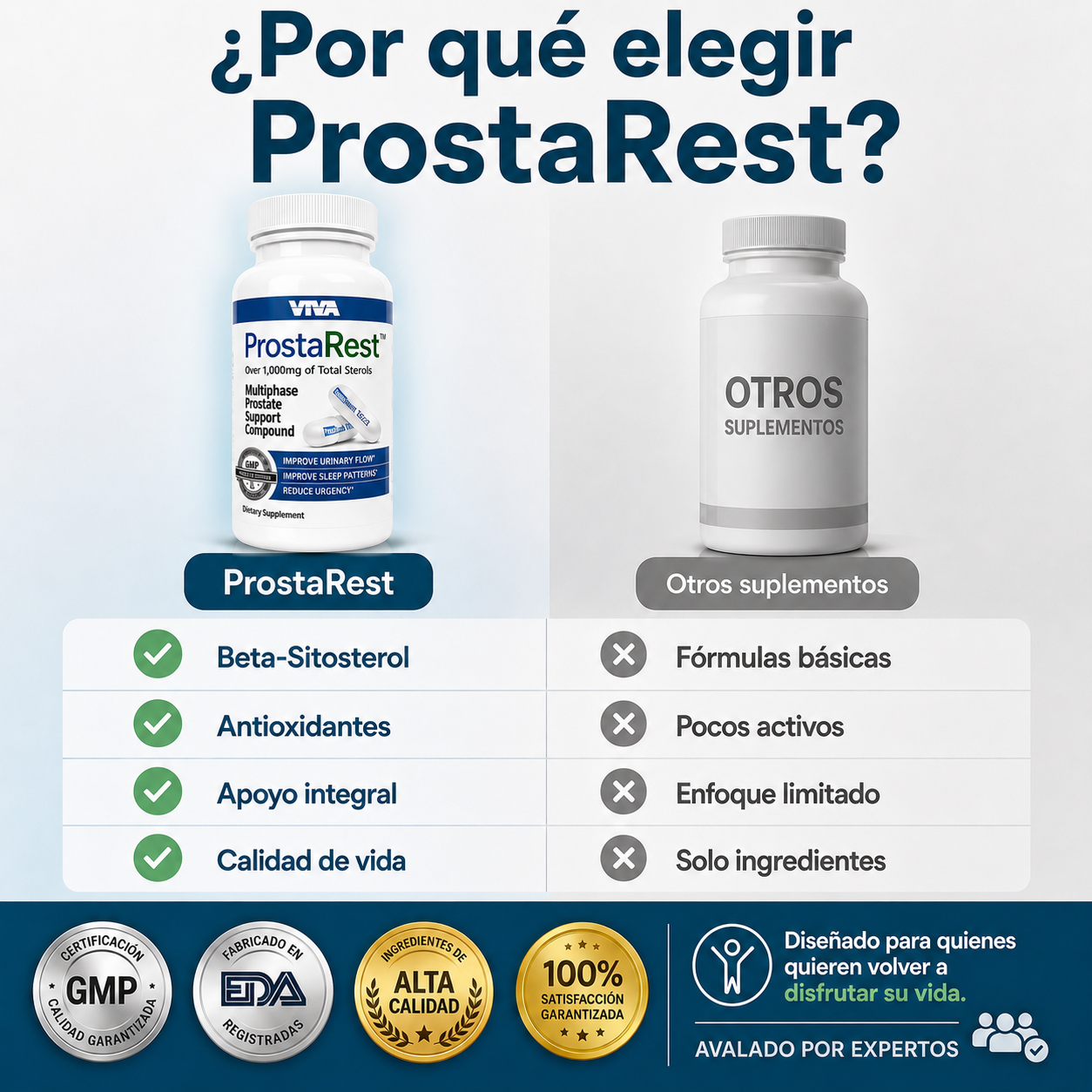 ProstaRest Descanso Libertad Tranquilidad.