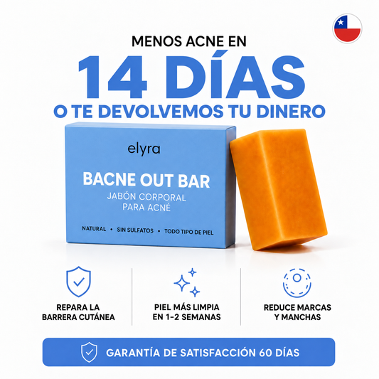 Elyra barra natural para combatir el acné corporal